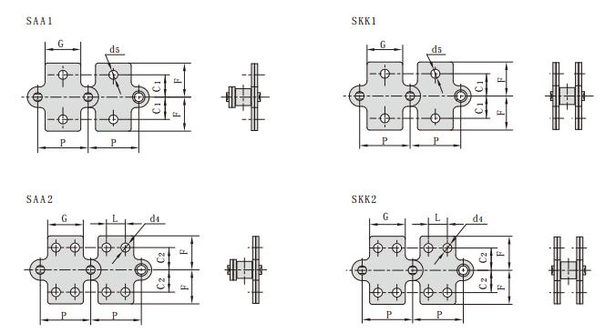 <font color='red'>c2060</font>H_C212AHL_雙節距輸送鏈