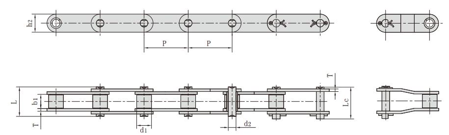 S62F3_CA型鋼制<font color='red'>農(nóng)機</font>鏈