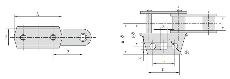 <font color='red'>CA557</font>F3_C型鋼制農機鏈附件