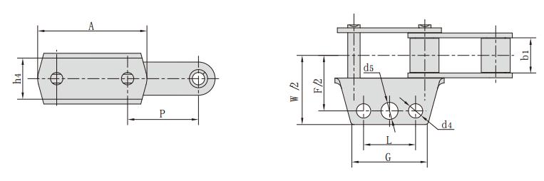 CA550F7_<font color='red'>C型<font color='red'>鋼制</font><font color='red'>農(nóng)機(jī)</font>鏈</font>附件