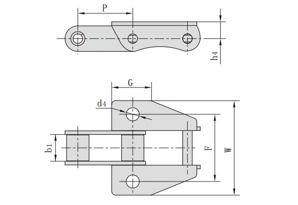 <font color='red'>CA557</font>K39M_CA型鋼制農機鏈附